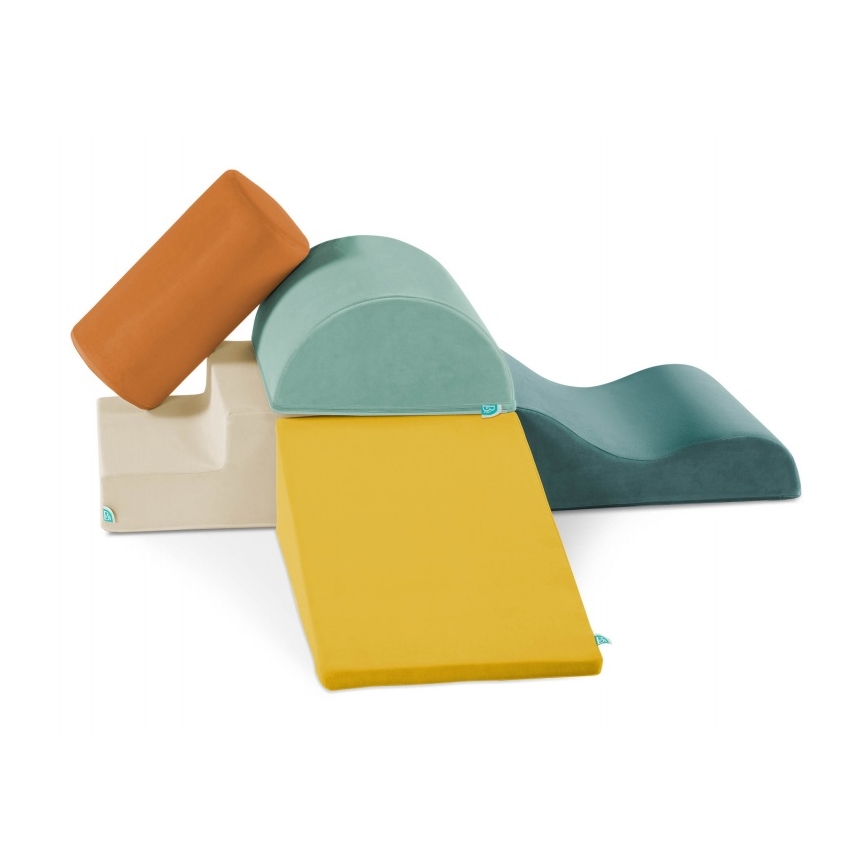 B-Toys - Παιδικά τουβλάκια από αφρό MAXI WONDERSHAPES 5 τμχ
